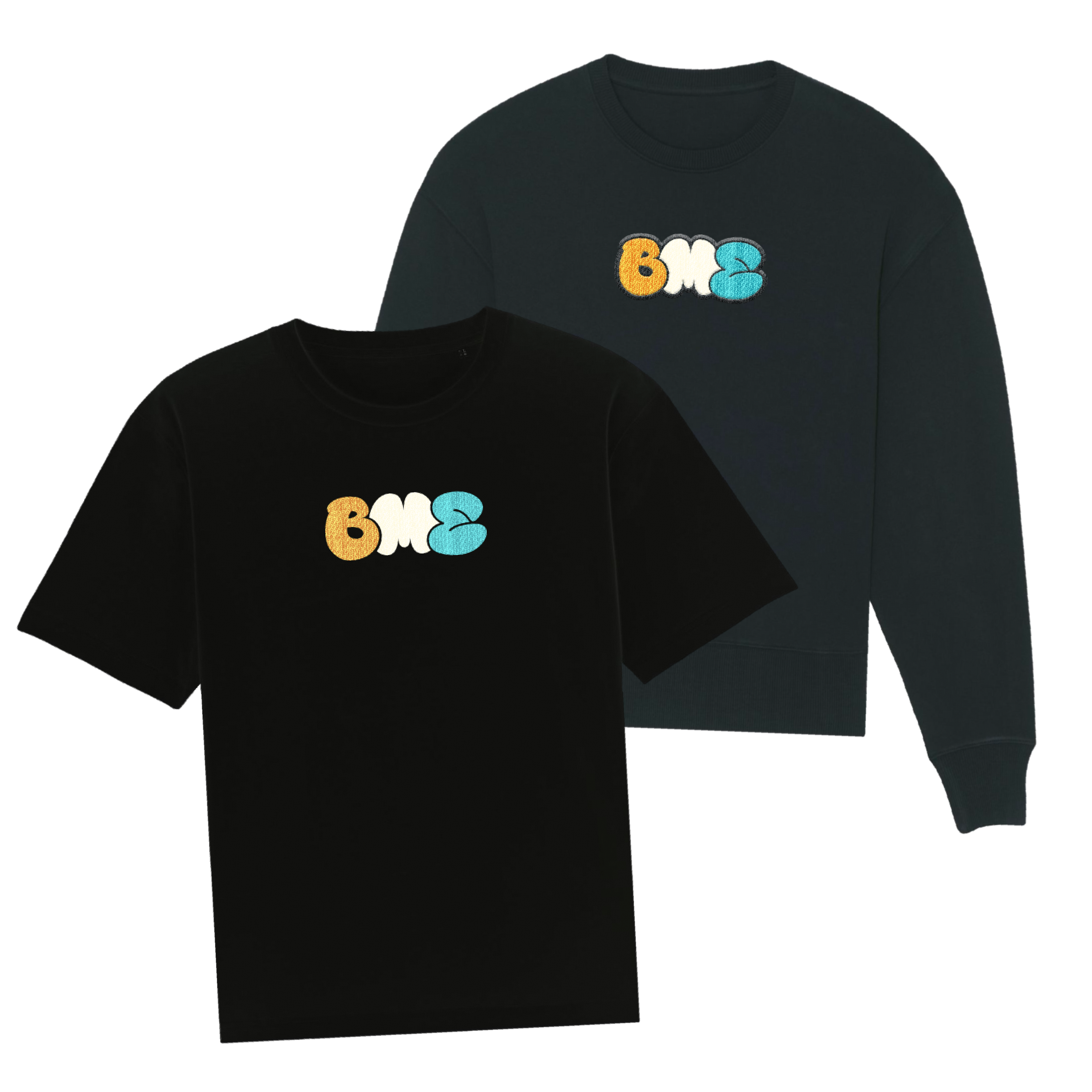 BME Classic Crewneck & T-Shirt Black Kombo