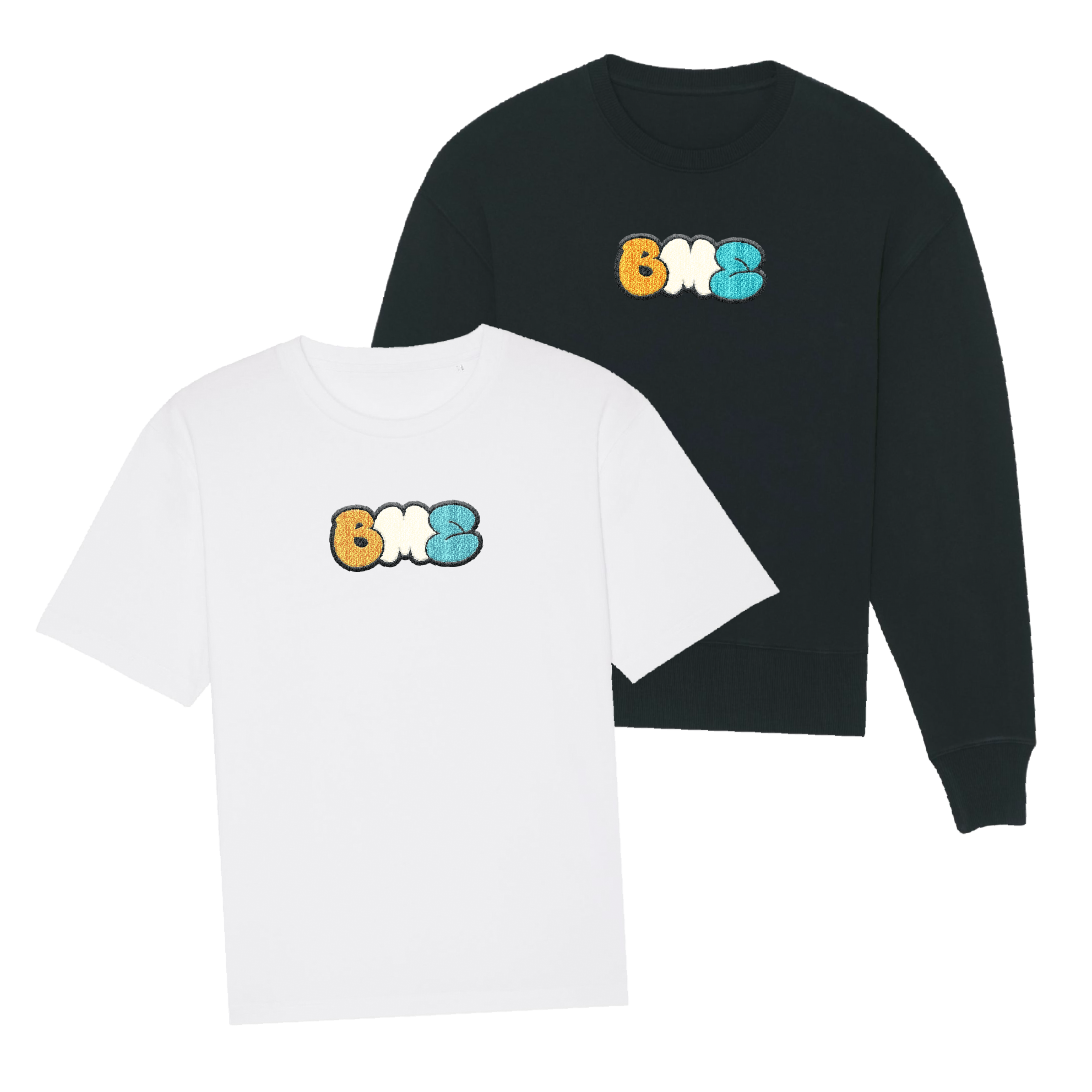 BME Classic Crewneck & T-Shirt White Kombo